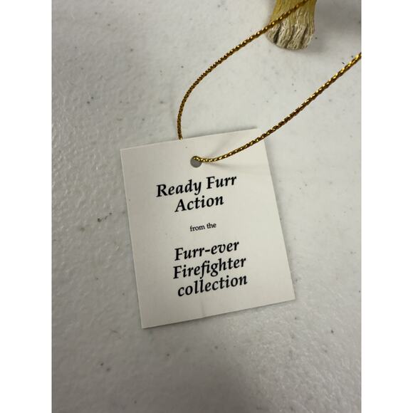 Hamilton Furr-Ever Firefighter Collection READY FURR ACTION FIGURINE W TAG #0481 - Picture 4 of 6
